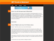 Tablet Screenshot of dotnetevents.nl